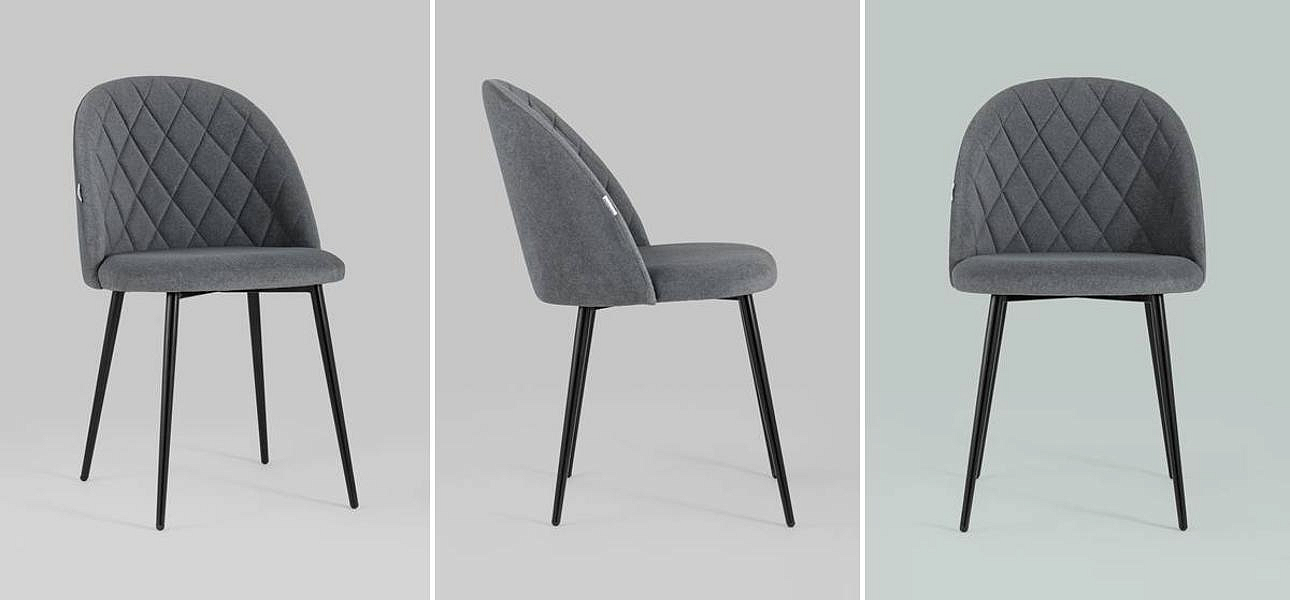Стул Miruna Rhombus Серый Стул Miruna Rhombus Серый - Loft-Concept в Рязани