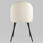 Мягкий стул в бежевом велюре Miruna Chair варинант исполнения - 4 | Loft Concept в Рязани