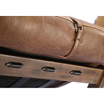 Двухместный диван Duncan винтажная коричневая кожа варинант исполнения - 3 | Loft Concept в Рязани