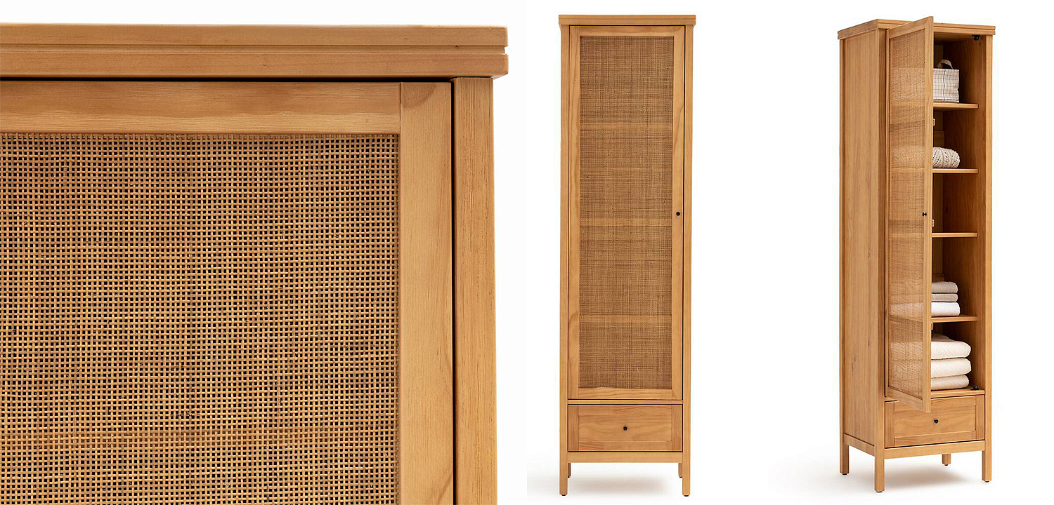 Шкаф Niels Wicker Cupboard Шкаф Niels Wicker Cupboard - Loft-Concept в Рязани
