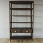 Стеллаж с двумя ящиками Elsa Dreams Walnut варинант исполнения - 4 | Loft Concept в Рязани