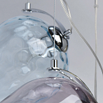 Люстра каскадная с 9-ю разноцветными стеклянными плафонами Kaleido варинант исполнения - 11 | Loft Concept в Рязани