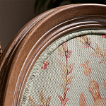 Барный стул из массива бука светло-зеленый с растительным орнаментом Raffael Angel Green Bar stool варинант исполнения - 4 | Loft Concept в Рязани