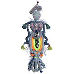 Кукла из одежды и павлопосадских платков Rusalka Blue Jeans 2 варинант исполнения - 1 | Loft Concept в Рязани