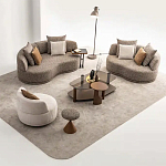 Двухместный диван Calypso варинант исполнения - 4 | Loft Concept в Рязани