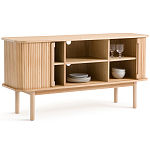 Длинный низкий буфет с 2-мя раздвижными дверцами Toinette Light Cupboard варинант исполнения - 3 | Loft Concept в Рязани