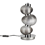 Настольная лампа с 3-мя рифлеными стеклянными шарами Marcelh Light варинант исполнения - 5 | Loft Concept в Рязани