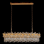 Люстра с декоративными элементами в виде крупных хрустальных цветов Palace Gardens варинант исполнения - 2 | Loft Concept в Рязани