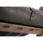 Кресло Duncan винтажная черная кожа варинант исполнения - 4 | Loft Concept в Рязани