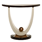 Консоль на полукруглой основе Stylish Pearl варинант исполнения - 2 | Loft Concept в Рязани