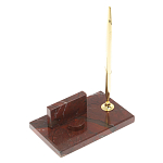 Подставка для телефона с ручкой из натурального камня креноид Natural Stone Stand варинант исполнения - 1 | Loft Concept в Рязани