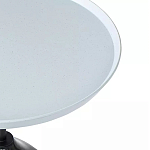 Кофейный столик с круглой столешницей и мраморным основанием Steel Reliability варинант исполнения - 4 | Loft Concept в Рязани