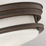 Потолочный светильник для ванных комнат со стеклянным плафоном в форме перевернутого конуса Hinkley варинант исполнения - 23 | Loft Concept в Рязани