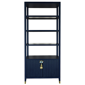 Стеллаж со стеклянными полками Elsa Dreams Blue