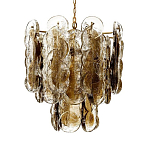 Люстра из круглых стеклянных элементов Vienna варинант исполнения - 1 | Loft Concept в Рязани