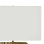 Настольная лампа с прямоугольным белым абажуром Skillful Face варинант исполнения - 2 | Loft Concept в Рязани