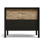 Тумба 2 ящика с подсветкой на рельефном фасаде Warm Industrial варинант исполнения - 1 | Loft Concept в Рязани