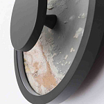 Бра круглое светодиодное с черной рамкой Stone Circle варинант исполнения - 3 | Loft Concept в Рязани