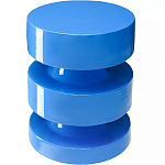 Столик приставной фигурный синий Curly Blue Table варинант исполнения - 1 | Loft Concept в Рязани