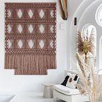 Панно Макраме коричневый цвет  варинант исполнения - 2 | Loft Concept в Рязани