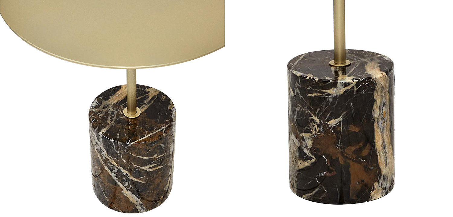 Приставной стол Thabi Dark Brown Side Table Приставной стол Thabi Dark Brown Side Table - Loft-Concept в Рязани