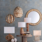 Подвесной светильник с каскадом из круглых декоративных элементов Texture Discs варинант исполнения - 3 | Loft Concept в Рязани