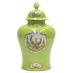 Фарфоровая ваза с крышкой Eden Garden варинант исполнения - 1 | Loft Concept в Рязани