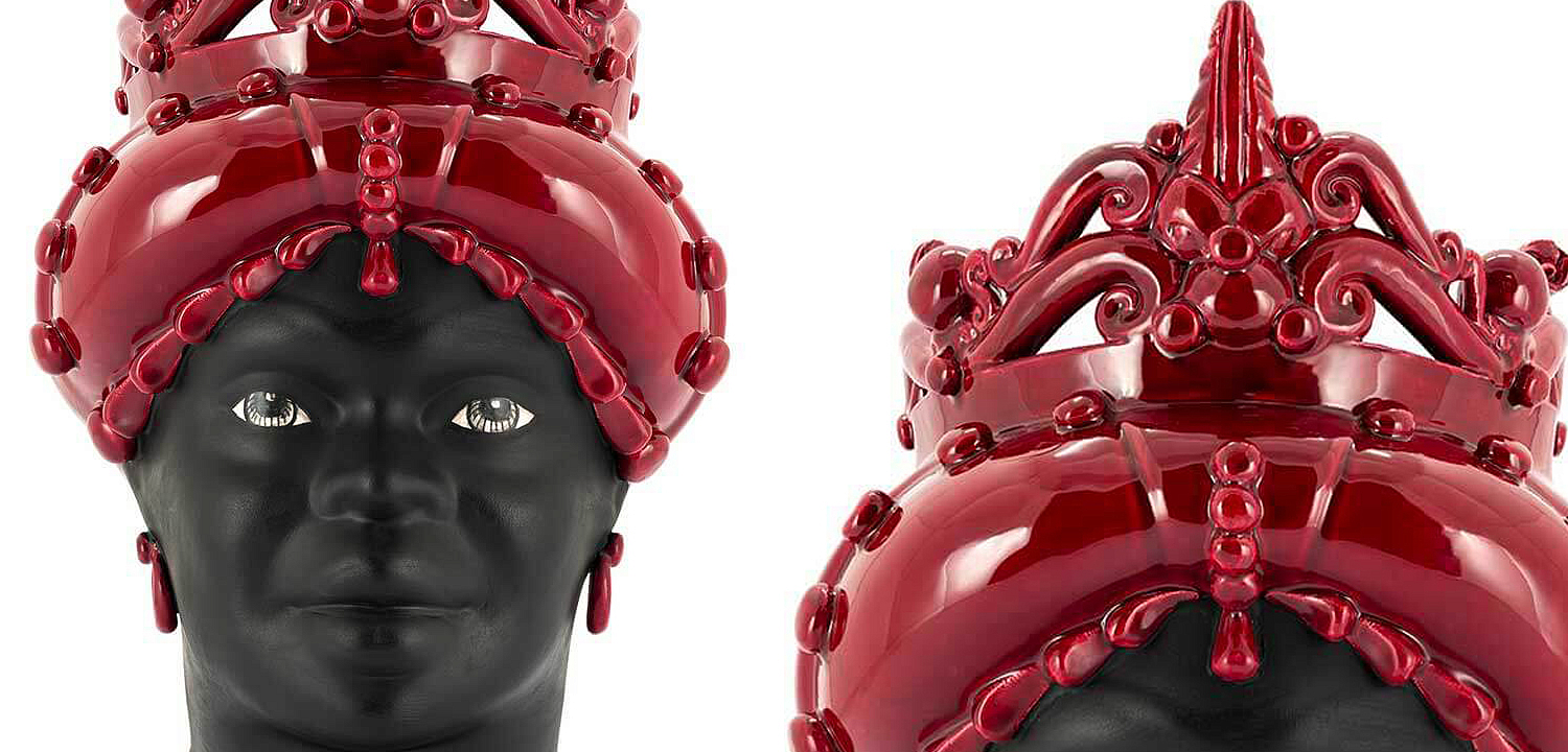 Ваза VASE MORO LADY MED. MAT H45 burgundy Ваза VASE MORO LADY MED. MAT H45 burgundy - Loft-Concept в Рязани