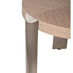 Столик журнальный круглый со светлым шпоном Light Veneer Table варинант исполнения - 6 | Loft Concept в Рязани