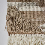 Панно из шерсти и хлопка с узором Beige Calista Cascade варинант исполнения - 7 | Loft Concept в Рязани