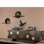 Дизайнерский комод с декором в виде круглых элементов на фасаде Matisse варинант исполнения - 4 | Loft Concept в Рязани