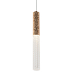 Подвесной светильник Dew Drops Tube Gold Hanging Lamp варинант исполнения - 1 | Loft Concept в Рязани
