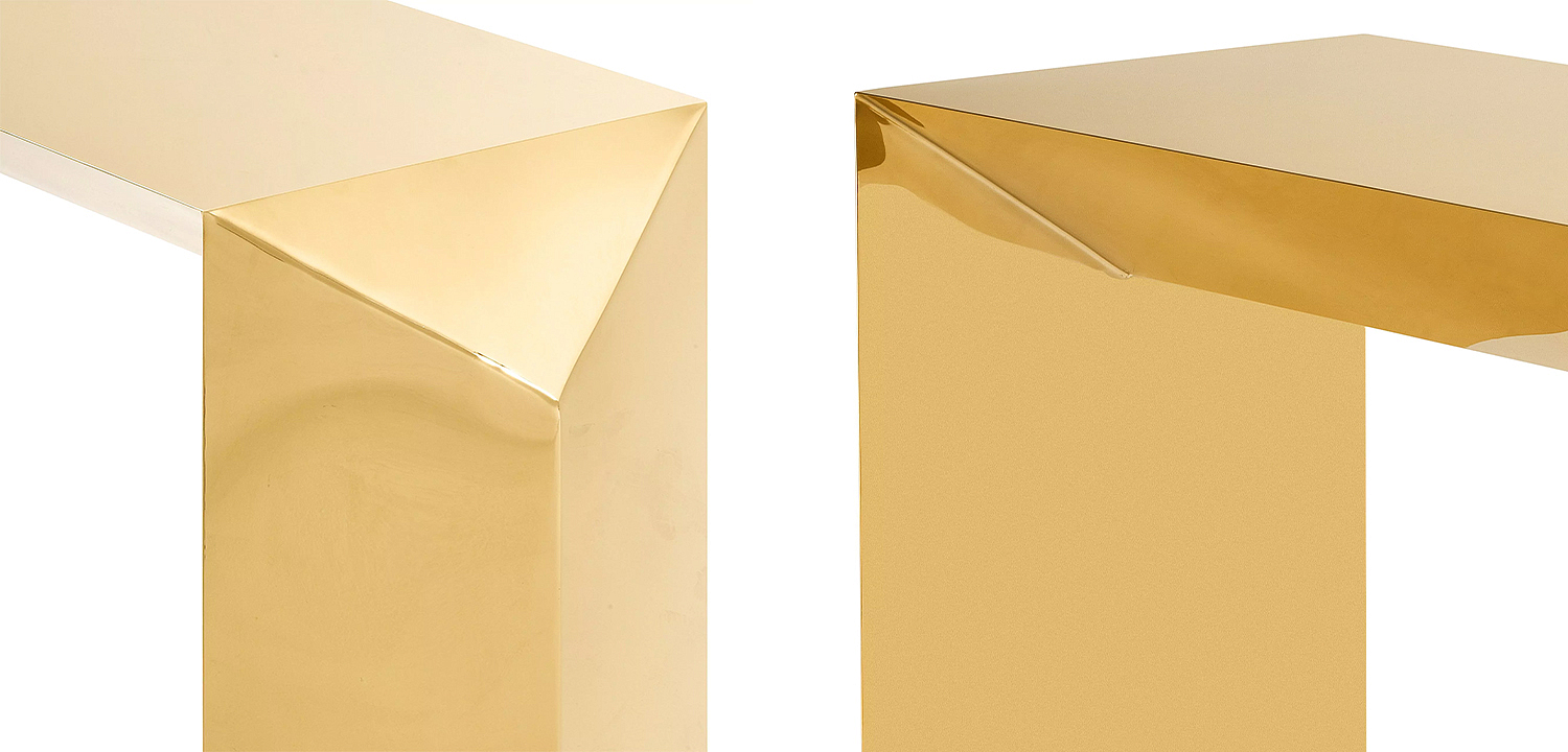 Консоль Eichholtz Console Table Carlow Gold Консоль Eichholtz Console Table Carlow Gold - Loft-Concept в Рязани