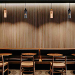 Подвесной светильник с рифленым стеклянным плафоном цилиндрической формы ARTICOLO варинант исполнения - 5 | Loft Concept в Рязани