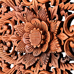 Панно из дерева квадратное Tracery Panel With Trees варинант исполнения - 2 | Loft Concept в Рязани