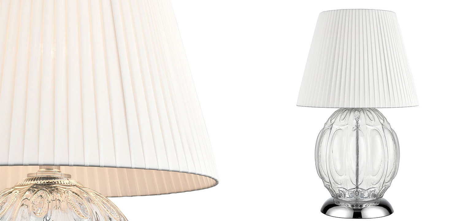 Настольная лампа Прозрачное Стекло Hailey Table Lamp Настольная лампа Прозрачное Стекло Hailey Table Lamp - Loft-Concept в Рязани