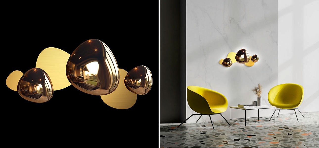 Бра Gold Matt & Gloss 2 Бра Gold Matt & Gloss 2 - Loft-Concept в Рязани