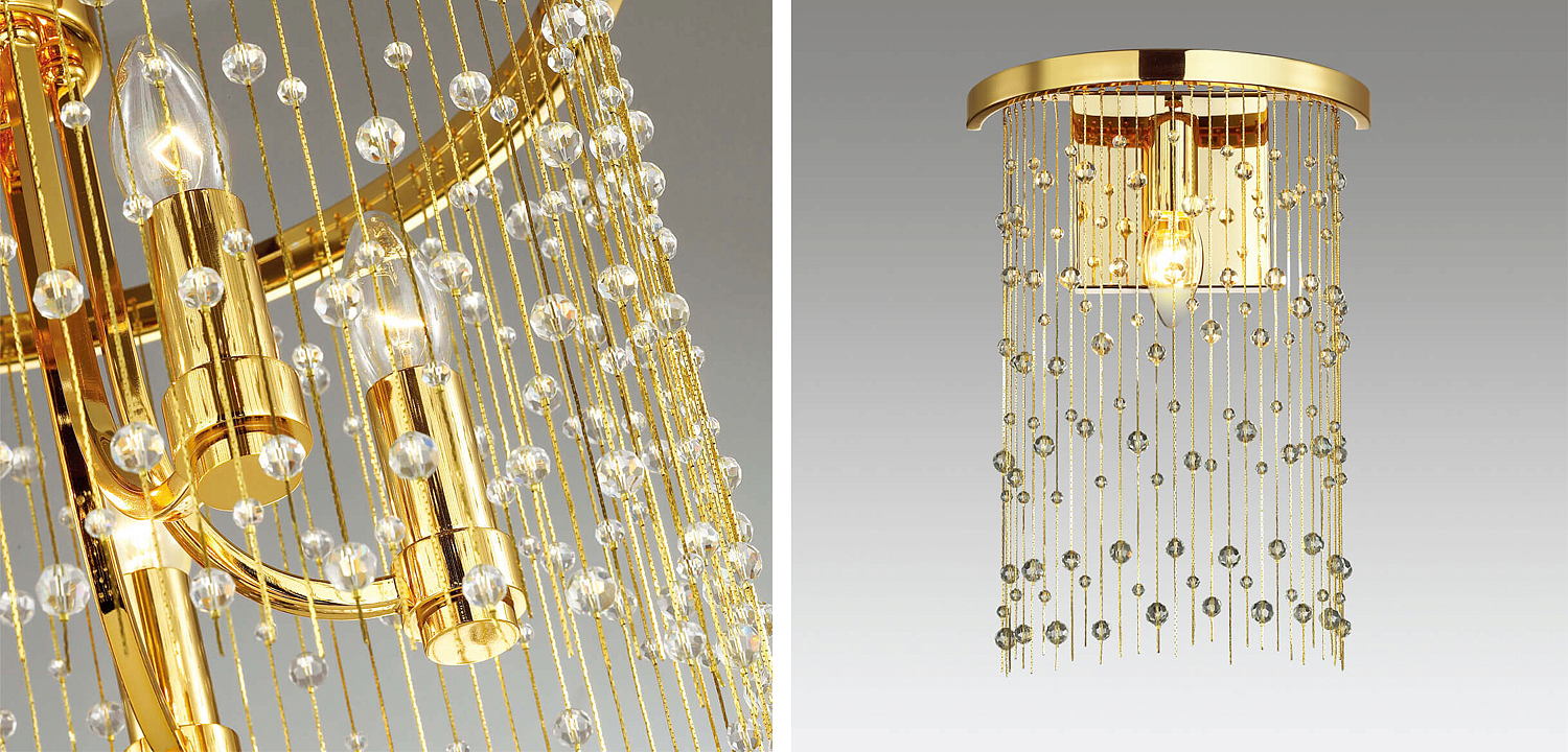 Бра Hailstorm Rain Wall lamp gold Бра Hailstorm Rain Wall lamp gold - Loft-Concept в Рязани