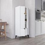 Комод белый с 4-мя дверцами на металлических ножках SPARK MULTIPURPOSE CABINET WHITE варинант исполнения - 7 | Loft Concept в Рязани