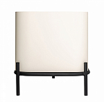 ТВ-тумба белая с чёрной столешницей с 2-мя дверками и ящиком San Marco варинант исполнения - 4 | Loft Concept в Рязани