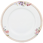 Сервиз столовый из фарфора белый с цветочным принтом на 6 персон 23 предмета Flower Porcelain Collection варинант исполнения - 3 | Loft Concept в Рязани