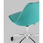 Офисный стул на металлическом основании EGGERY Blue пластик варинант исполнения - 3 | Loft Concept в Рязани