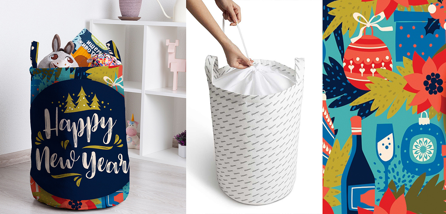 Корзина Happy New Year Basket Корзина Happy New Year Basket - Loft-Concept в Рязани