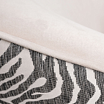 Кресло без подлокотников бежевое с принтом Macrocosm варинант исполнения - 3 | Loft Concept в Рязани