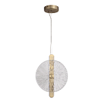 Подвесной светильник с круглым стеклянным плафоном Gingham варинант исполнения - 5 | Loft Concept в Рязани