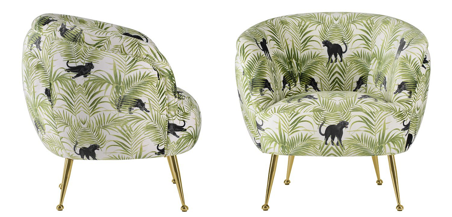 Кресло ARMCHAIR KELLIT Jungle Green Кресло ARMCHAIR KELLIT Jungle Green - Loft-Concept в Рязани