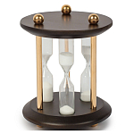 Часы круглые настольные Time Forward песочные варинант исполнения - 1 | Loft Concept в Рязани