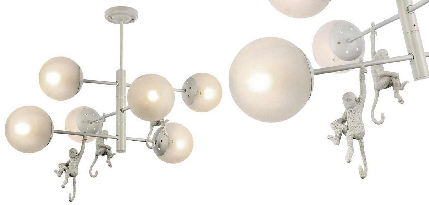 Люстра Hanging Monkey 6 lamp Люстра Hanging Monkey 6 lamp - Loft-Concept в Рязани