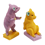 Держатель для книг Multicolored Piglet Bookends варинант исполнения - 2 | Loft Concept в Рязани