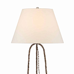 Торшер с конусовидным тканевым абажуром и фактурным каркасом Industrial Profile варинант исполнения - 2 | Loft Concept в Рязани